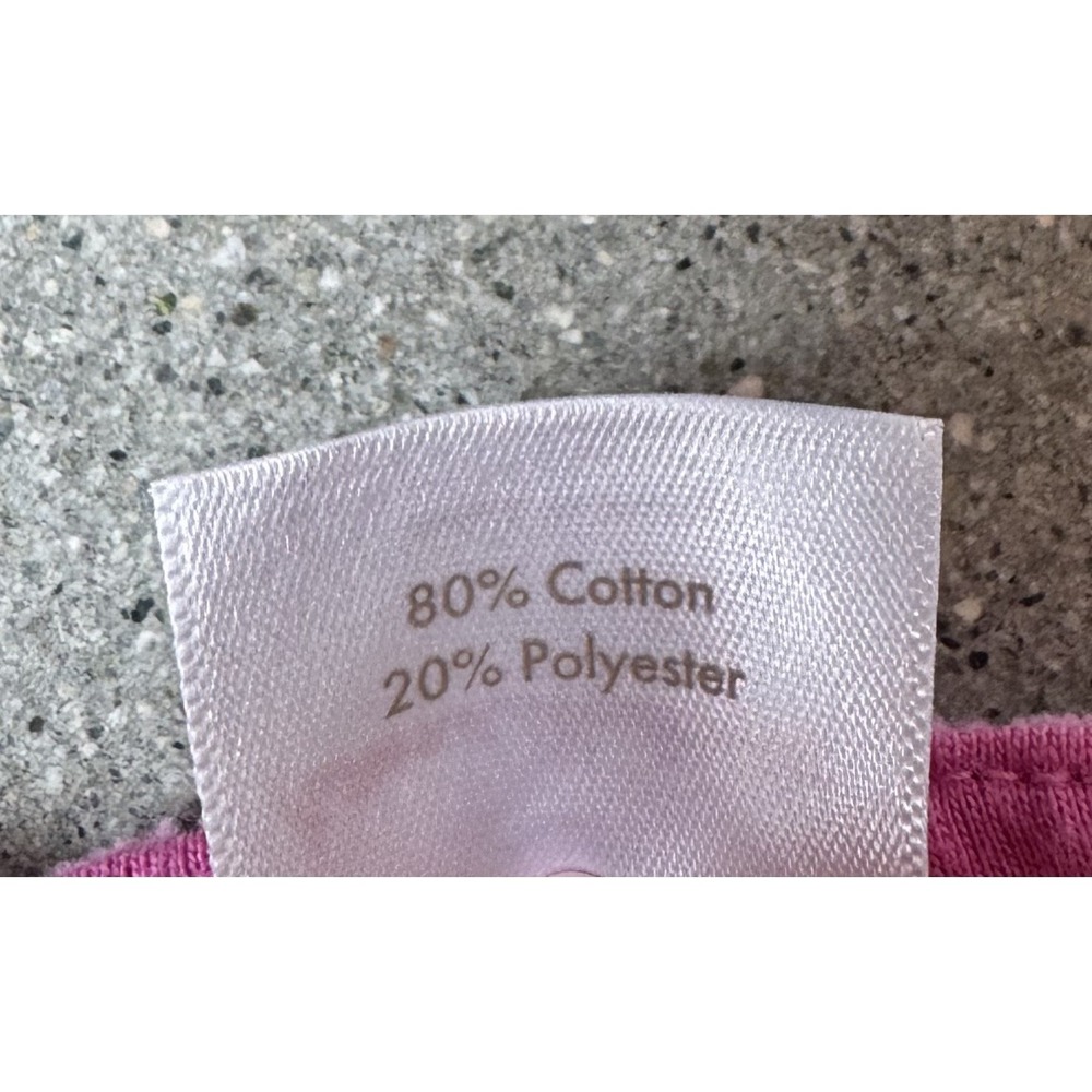 Hanna Andersson Girls Pink Peplum Long Sleeve Ribbed Soft Shirt Sz 8‎ Darling! - Picture 4 of 4